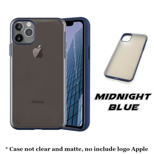 Case Slim for iPhone 12 Mini Pro Max Midnight Blue Colour Back View