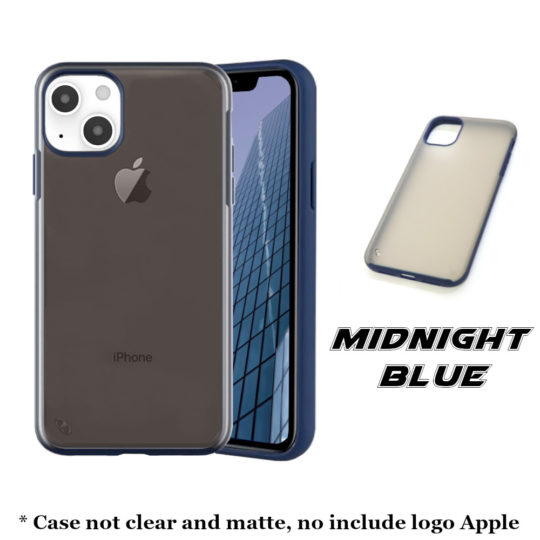 Case Slim for iPhone 13 Mini Pro Max Midnight Blue Colour Back View