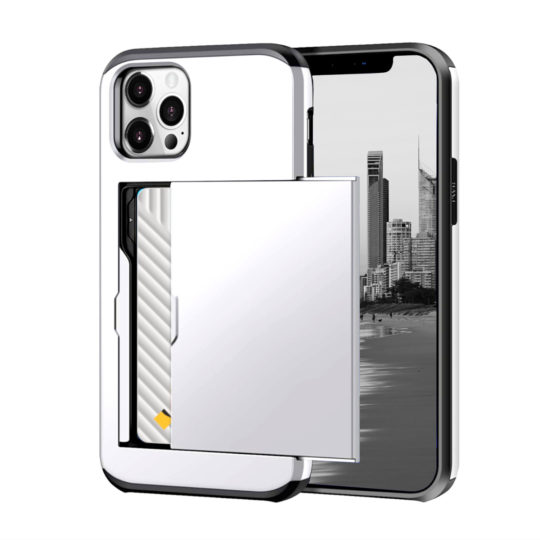 Case Wallet for iPhone 13 Mini Pro Max White Colour Face View