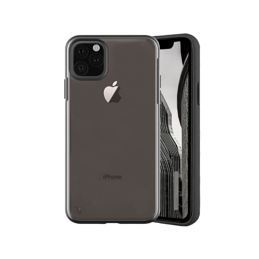 Case Slim for iPhone 11 Pro Max Black Colour Face View