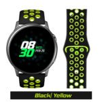 Black/Yellow Sport Active Band for Samsung Galaxy Watch