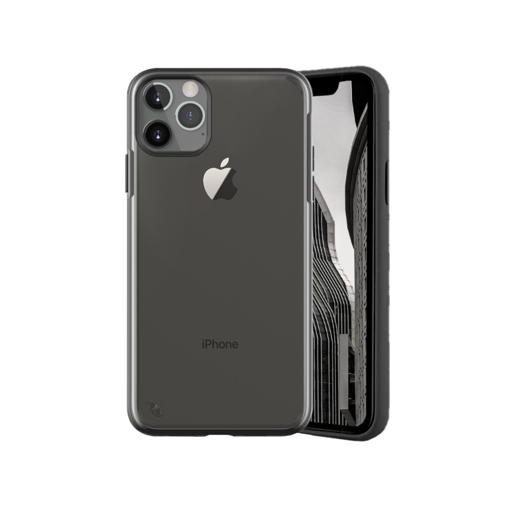 Case Slim for iPhone 12 Mini Pro Max Black Colour Face View
