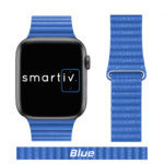 Blue Microfiber Leather Loop for Apple Watch