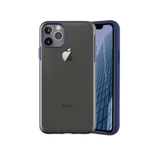Case Slim for iPhone 12 Mini Pro Max Blue Colour Face View