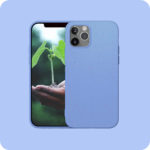 Blue Biodegradable Case for iPhone 12