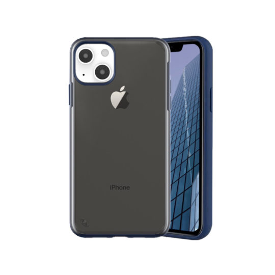Case Slim for iPhone 13 Mini Pro Max Blue Colour Face View