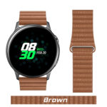 Brown Leather Microfiber Link for Samsung Galaxy Watch