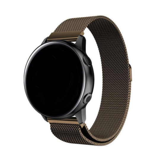 Milanese Loop Samsung Galaxy Watch Strap Brown Colour Back View