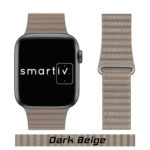 Dark Beige Microfiber Leather Loop for Apple Watch