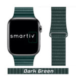 Dark Green Microfiber Leather Loop for Apple Watch