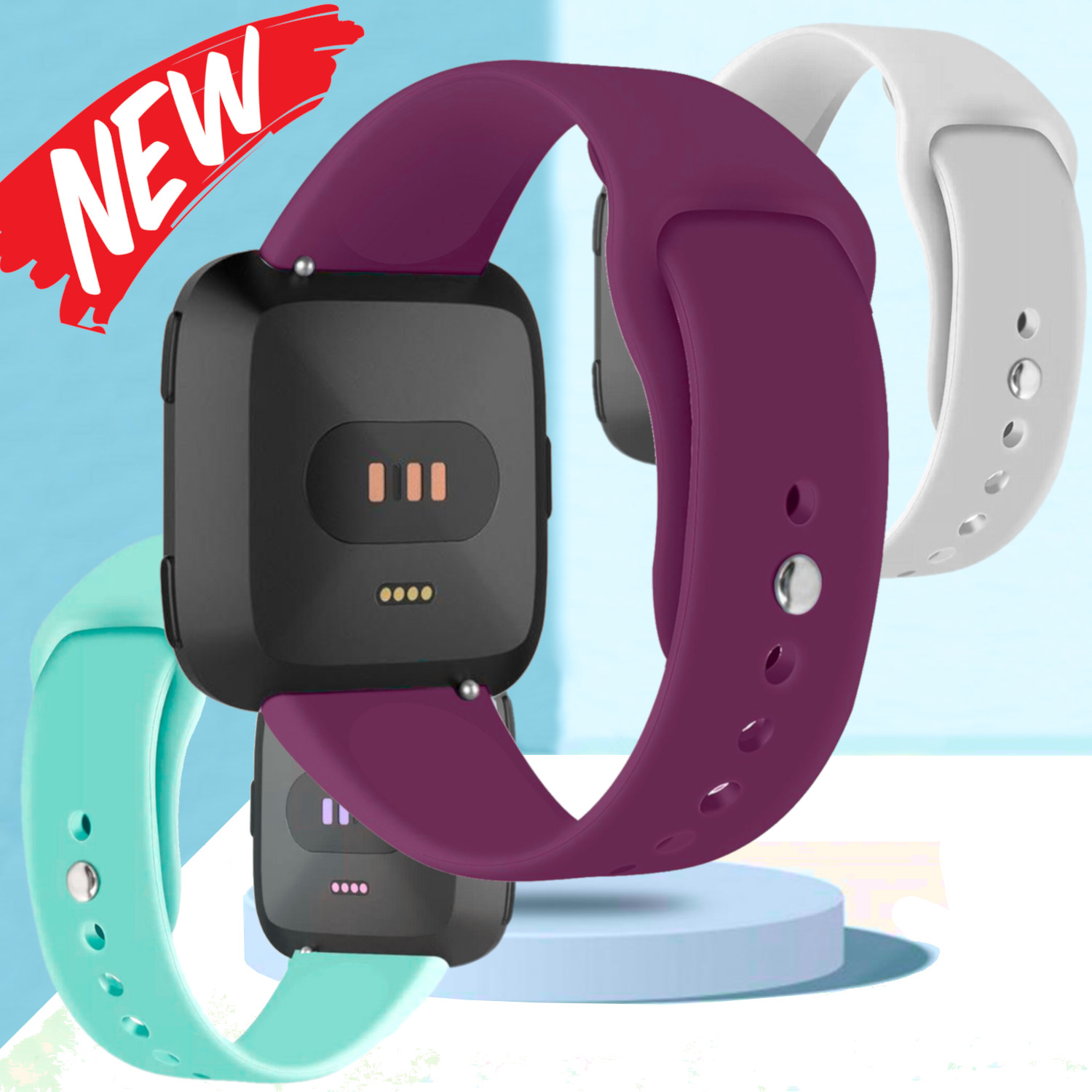 Silicone Pin Fitbit Watch Strap Main Category
