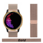 Gold Milanese Loop Bands For Garmin Watch