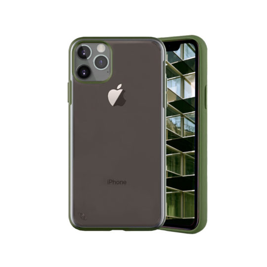 Case Slim for iPhone 12 Mini Pro Max Olive Colour Face View