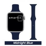 Midnight Blue Skinny Silicone Band for Apple Watch