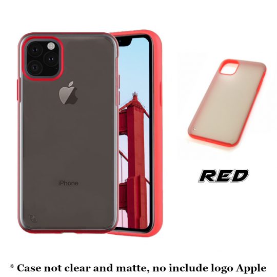 Case Slim for iPhone 11 Pro Max Red Colour Back View