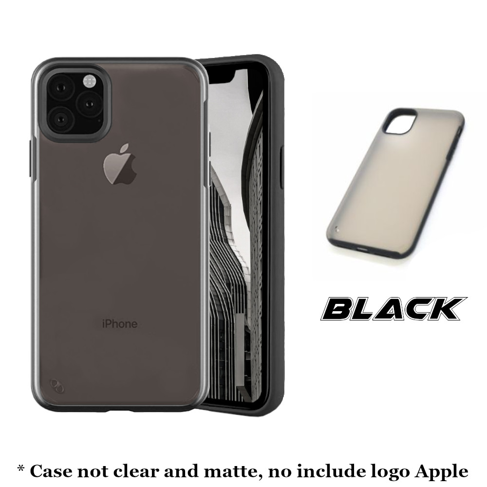 Case Slim for iPhone 11 Pro Max Black Colour Back View
