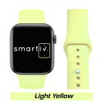 Light Yellow Classic Silicone Band for Apple Watch