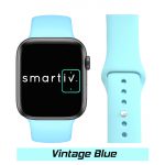 Vintage Blue Classic Silicone Band for Apple Watch
