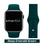 Deep Emerald Green Classic Silicone Band for Apple Watch