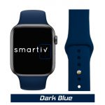 Dark Blue Classic Silicone Band for Apple Watch