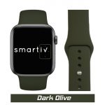 Dark Olive Classic Silicone Band for Apple Watch