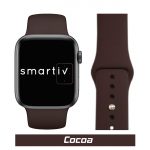 Cocoa Classic Silicone Band for Apple Watch