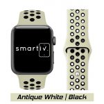 Antique/White Sports Silicone Band for Apple Watch