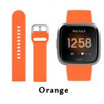 Orange Silicone Band for Fitbit VERSA Watch