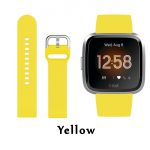 Yellow Silicone Band for Fitbit VERSA Watch