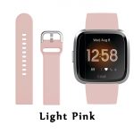 Light Pink Silicone Band for Fitbit VERSA Watch
