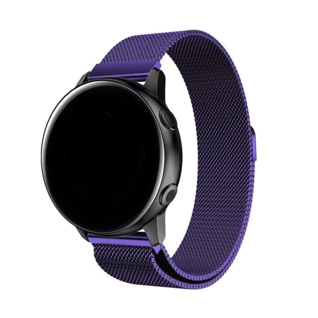 Milanese Loop Samsung Galaxy Watch Strap Lavender Colour Back View