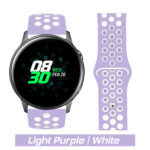 Light Purple/White Sport Active Band for Samsung Galaxy Watch