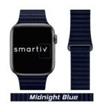 Midnight Blue Microfiber Leather Loop for Apple Watch