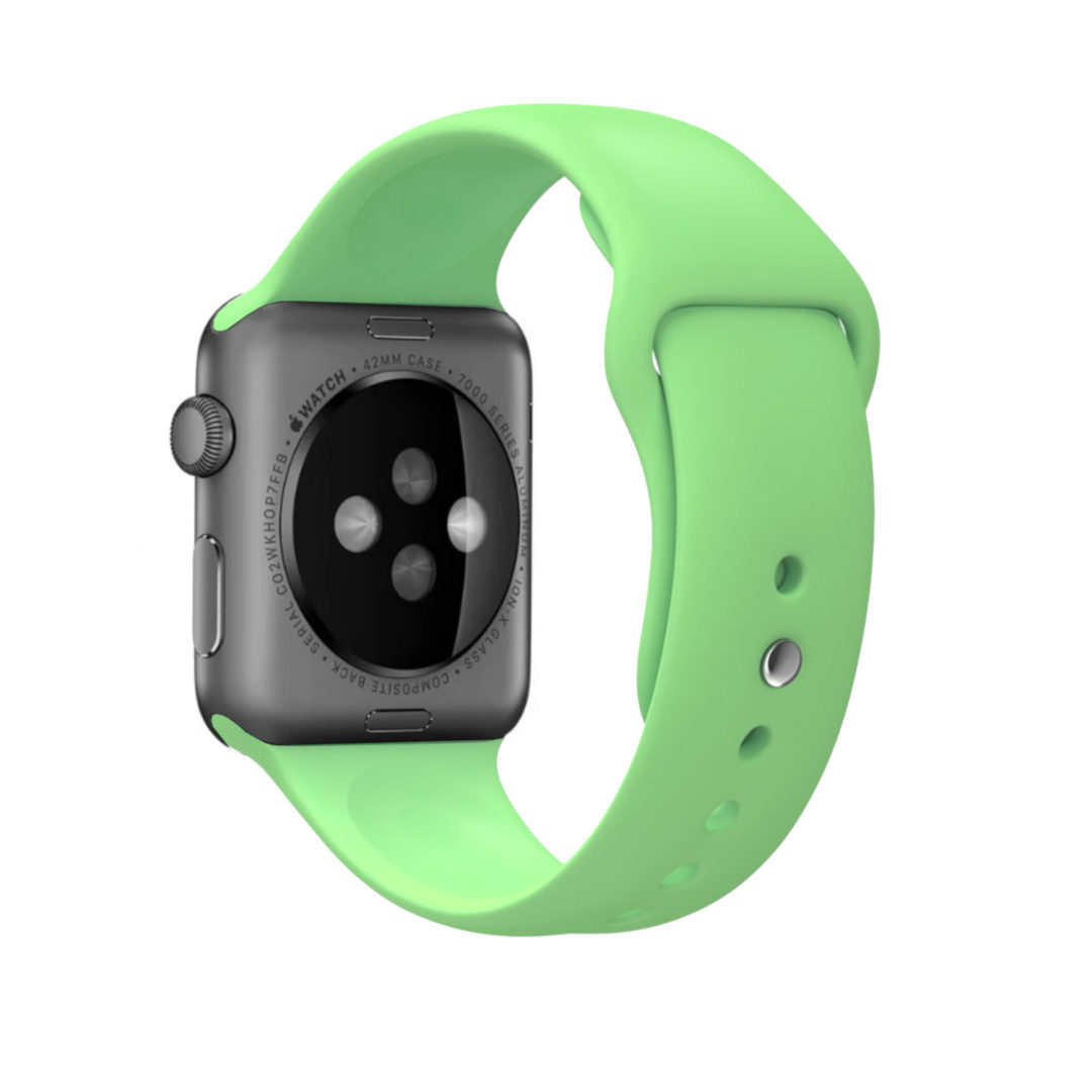 Sport Band Apple Watch Mint Colour Back View