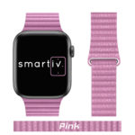 Pink Microfiber Leather Loop for Apple Watch