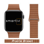 Prairie Brown Microfiber Leather Loop for Apple Watch