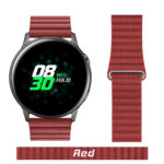 Red Leather Microfiber Link for Samsung Galaxy Watch