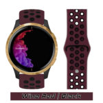 Red Wine/Black Sport Active Band for Garmin Watch