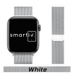 White Milanese Loop for Apple Watch