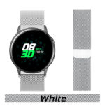 White Milanese Loop Bands For Samsung Galaxy Watch