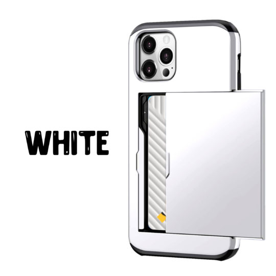 Case Wallet for iPhone 13 Mini Pro Max White Colour Back View
